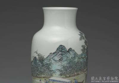 图片[2]-Vase with “Brewing Tea on a Boat” motif in yangcai painted enamels, Qianlong reign (1736-1795), Qing dynasty-China Archive